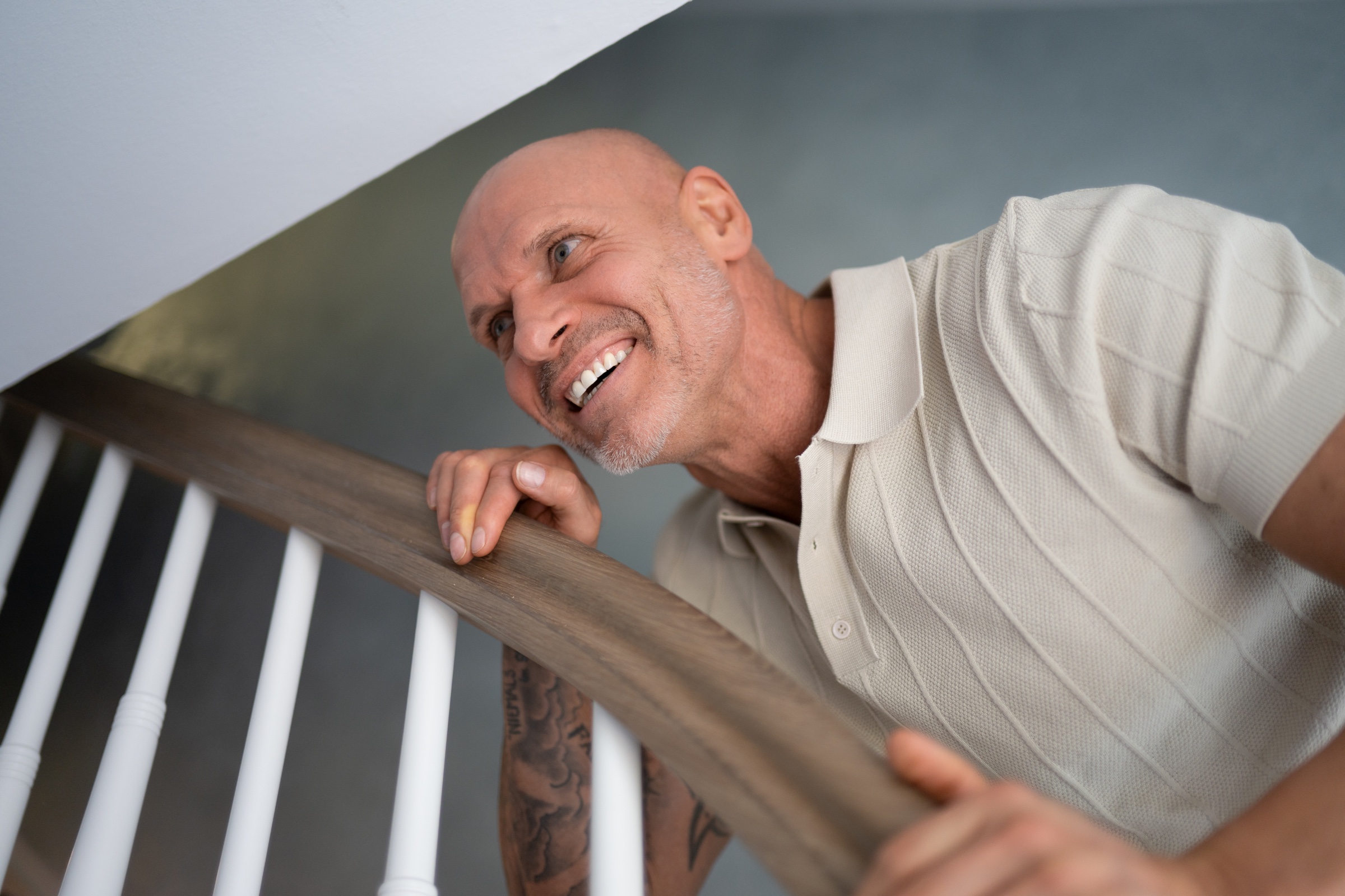 Thorsten Legat bei der privaten Homestory in seinem Zuhause